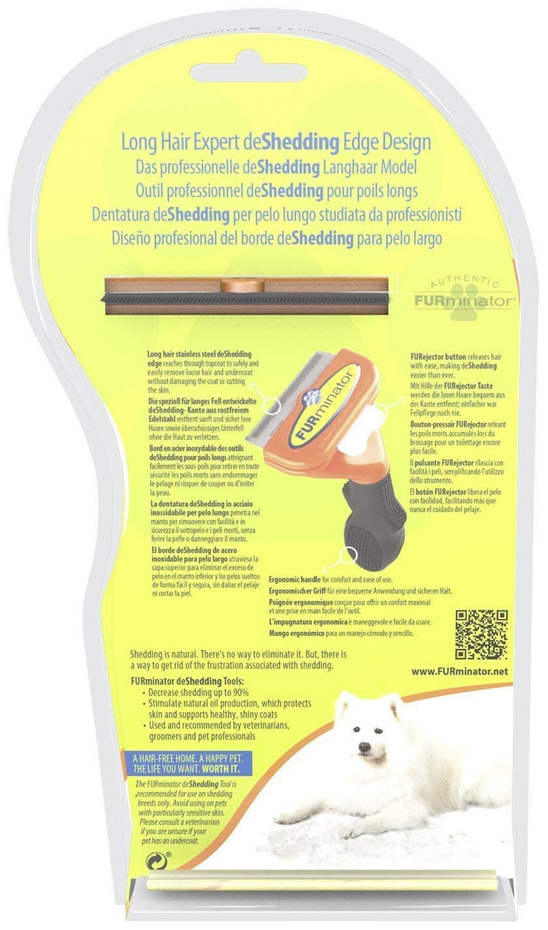 FURminator Long Hair DeShedding Tool for Medium Dogs - PawsPlanet Australia