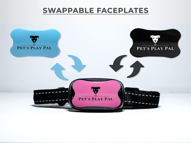 Pet's Play Pal Bark Collar | Anti Barking Dog Collars | Barking Collars For Small Dogs Medium Dogs Large Dogs | Stop Dog Barking Device | Dog Barking Deterrent | Stop Dogs Barking Vibrating Dog Collar - PawsPlanet Australia