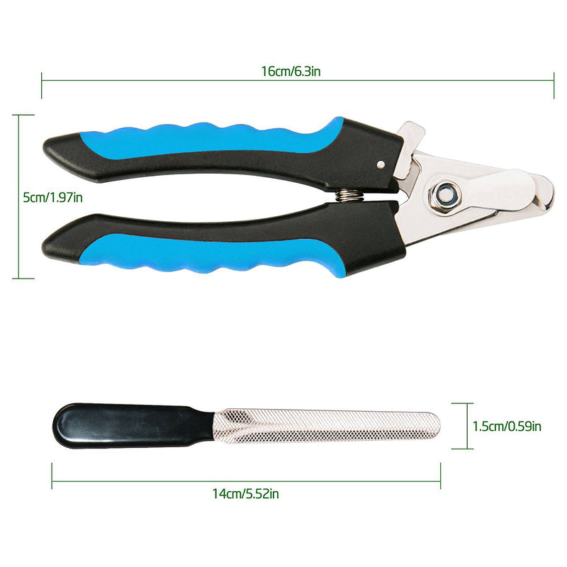 Voyage Claw Scissors Professional Claw Care & Free Nail File for Medium and Large Dogs - Claw Clippers for Dogs & Cats in Pet Salon Quality - PawsPlanet Australia