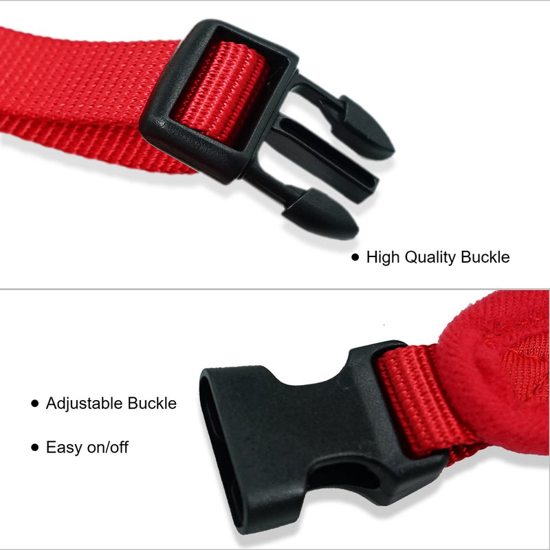 [Australia] - WONDERPUP Soft Mesh Dog Harness No Pull Walking Comfort Padded Vest Harnesses Adjustable XS Red 