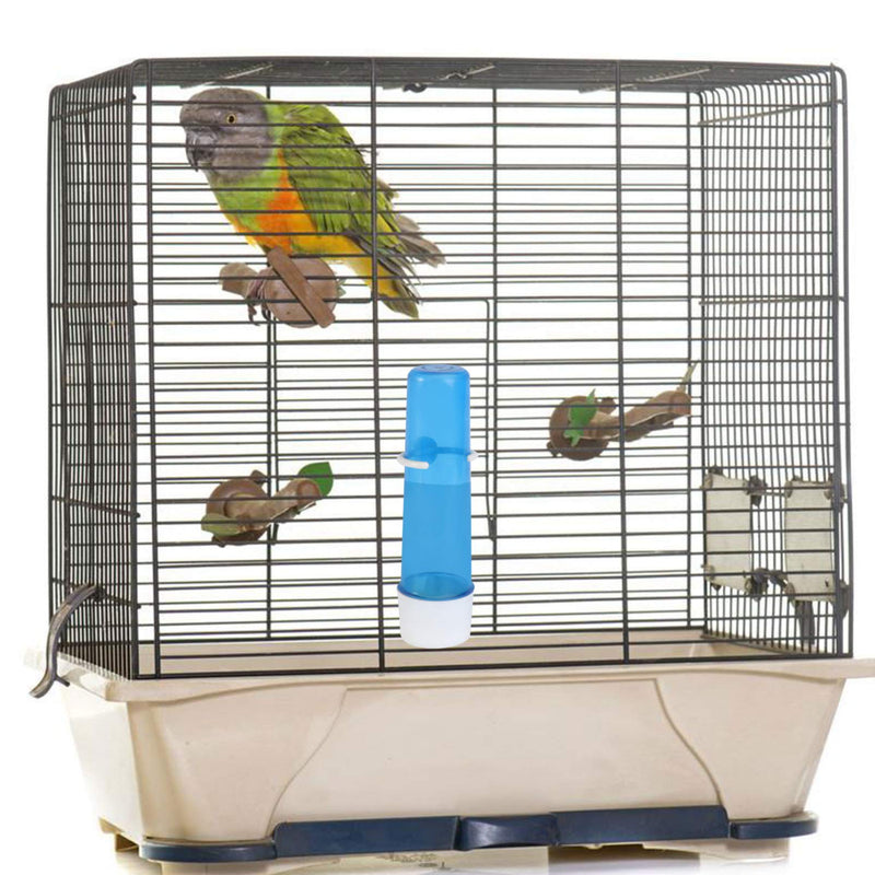 POPETPOP Bird Water Dispenser for Cage Automatic Bird Feeder Food Bowl Bottle Drinker Container for Pet Parrot Budgie Lovebirds Cockatiel 125ml - PawsPlanet Australia