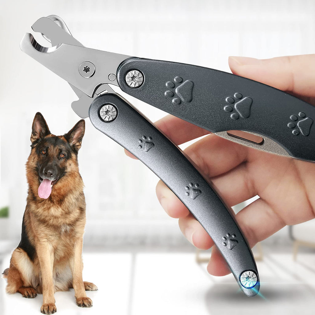 Best Dog Nail Trimmer for Anxious Dogs, Quiet, Sharpest, Smoothest Dog Nail Clippers for X-Large, Small Breeds, Heavy Duty Metal Nail Grinder for All Dogs with Thick Toenail - PawsPlanet Australia