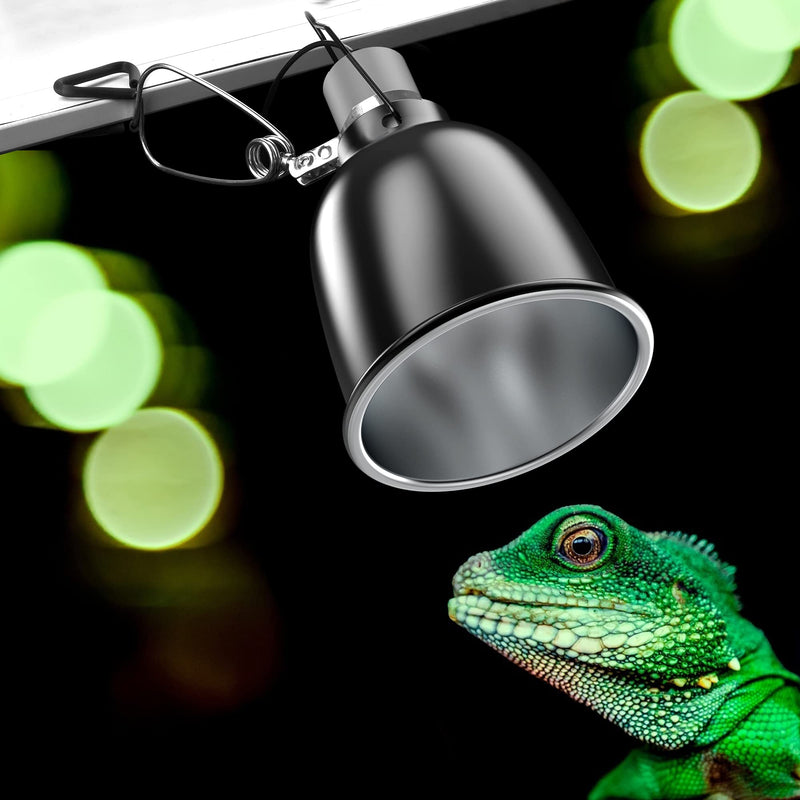 Reptile Clamp Fixture, Makmzoon Adjustable Heat Lamps Deep Dome Fixture Reptile Lamp Holder fit All Dome - PawsPlanet Australia