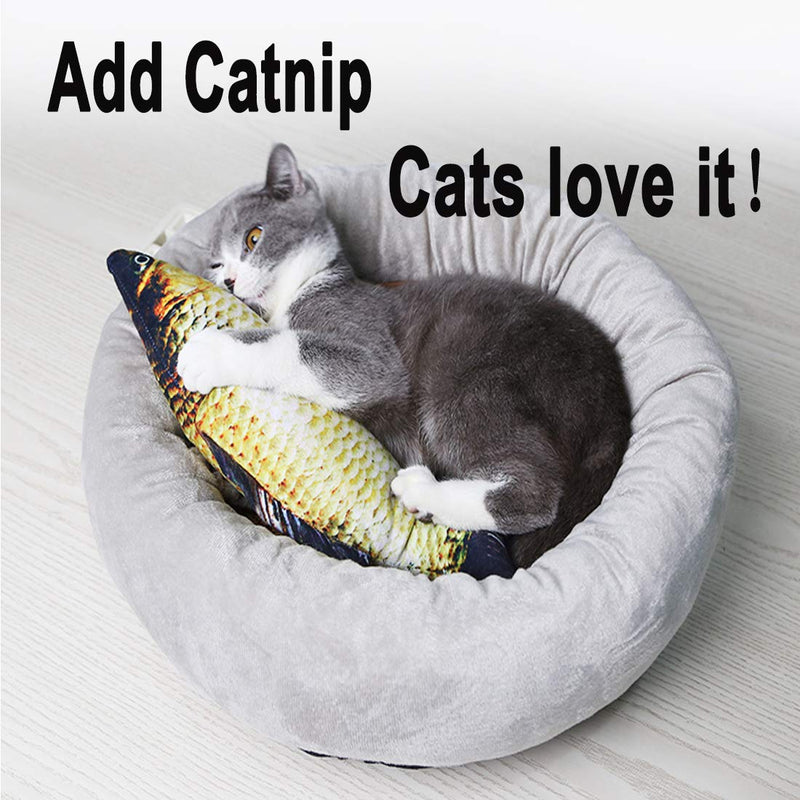 [Australia] - MOLLY FRASER 5 Pcs Toys Assortment with 5 Catnip Fish Cat Toys, Chew Toy Bite Resistant Catnip Toys, for Cat, Puppy, Kitty, Kitten, Ferret, Rabbit 