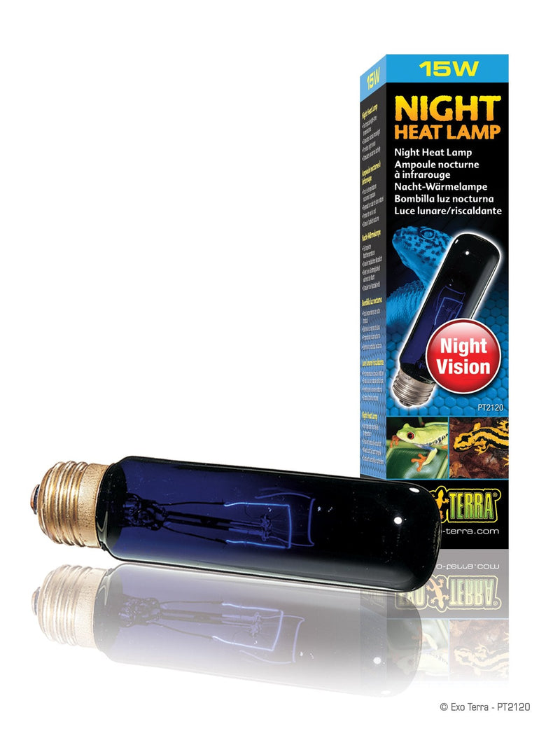 Exo Terra Night Heat Lamp, 15 W 15 Watt - PawsPlanet Australia