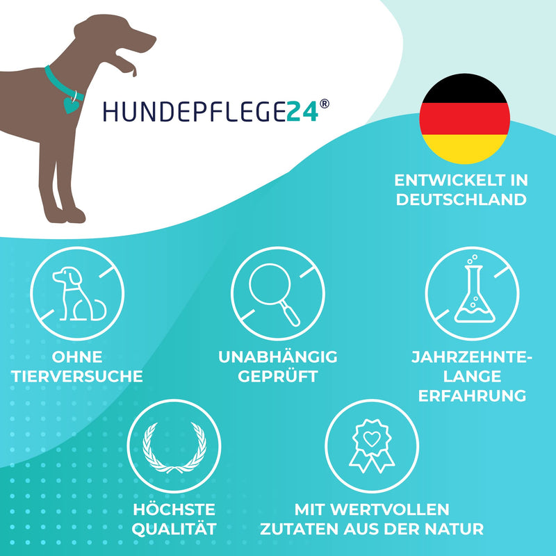 Hundepflege24 dog brush long hair - up to 90% less loose fur, removes undercoat and tangles - for medium-length and long fur - dog brush undercoat as an undercoat brush for dogs and cats - PawsPlanet Australia