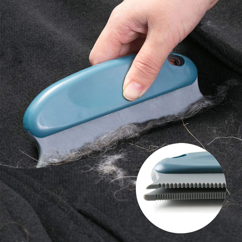 [Australia] - Pet Hair Remover Brush Cat Dog Hair Remover Comb Pet Hair Detailer for Car Interiors Furniture Carpet Couch Sofa Bed Clothes Blinds Pet Hair Cleaning Remover Brush Cat & Dog Hair lint Remover Brush 