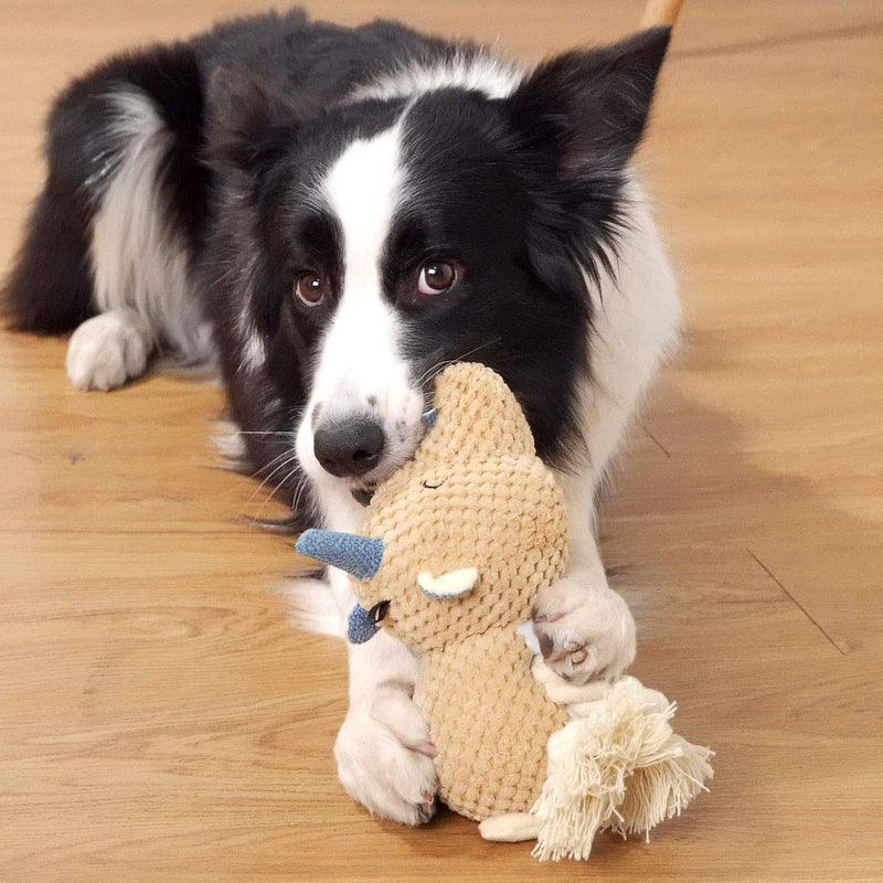 [Australia] - Sedioso Dog Plush Toys,Sturdy Squeaky Toys for Dogs,Interactive Stuffed Dog Chew Toys for Small,Middle,Large Dogs Reducing Boredom 