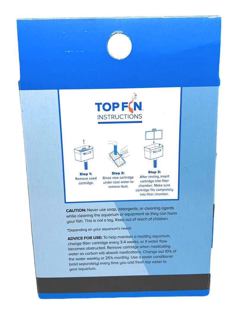 [Australia] - Top Fin EF-S Element Filter Cartridges (6 Count) for Fish Tank 