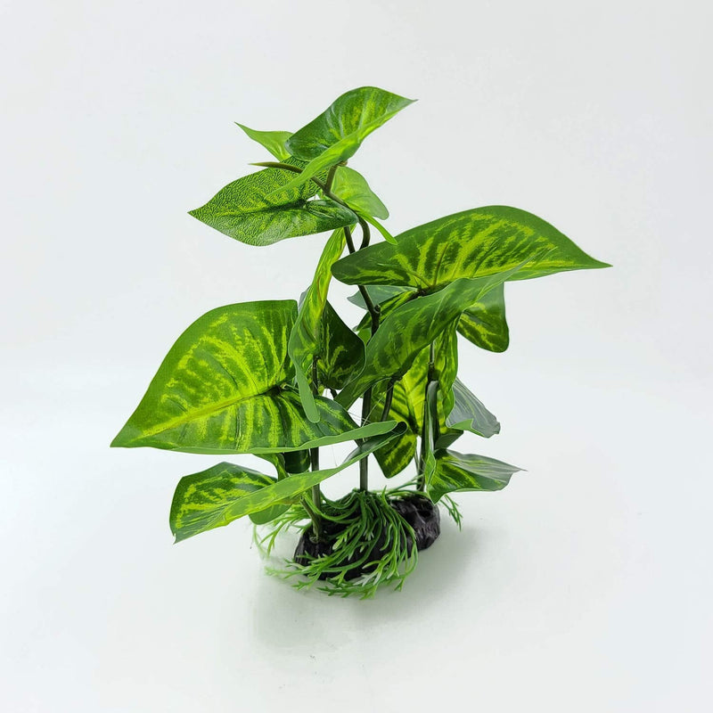 CNZ Aquarium Fish Tank Green Lifelike Underwater Plastic Plant Aquatic Water Grass Decor Small, 9-inch - PawsPlanet Australia