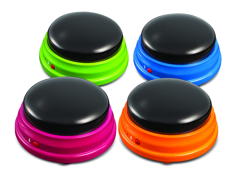 Hunger for Words Talking Pet Starter Set - 4 Piece Set Recordable Buttons for Dogs, Talking Dog Buttons, Teach Your Dog to Talk, Talking Pet, Dog Training Games - PawsPlanet Australia
