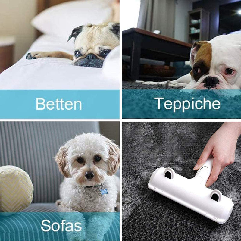 Pet Hair Remover Roller, Pet Hair Remover Brush, Brush for Dogs and Cats, Easy to Clean & Perfect For Removing Cats, Dogs, Pets Hair & Fur From, Carpets, Sofas Clothing, Bedding and More - PawsPlanet Australia