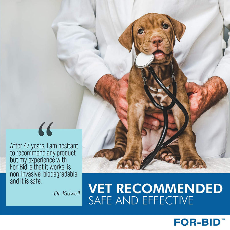 For-Bid for Dogs and Cats | Stool Eating & Coprophagia Deterrent | Dog & Cat Food Powder Additive to Prevent Dogs from Eating Poop | Safe for Your Pets | Vet Recommended Formula for Anti-Coprophagia 1 Box - PawsPlanet Australia