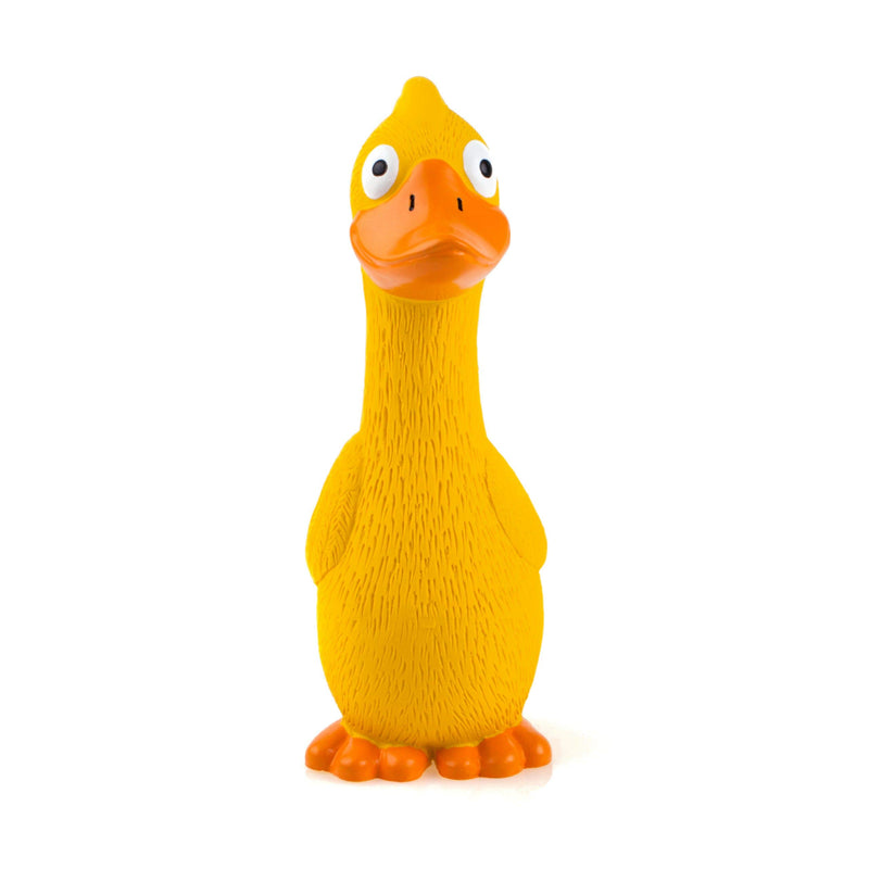 CHIWAVA 2 Pack 7.9 Inch Squeak Latex Dog Toy Yellow Duck Interactive Play for Small Medium Dogs - PawsPlanet Australia