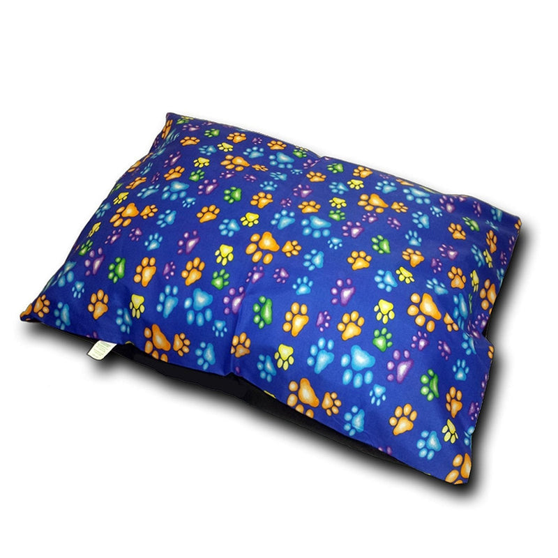 Comfort-Style Medium (18 x 28) Dog Bed Pillow/Cushion ~ PolyCotton washable Cover with ZIP Pet Cushions (COVER + PILLOW) COVER + PILLOW - PawsPlanet Australia