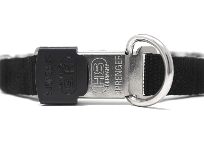 [Australia] - Herm Sprenger Neck Tech Stainless Steel Prong Dog Training Collar with Quick Release Buckle Pet Pinch Collar No-Pull Collar for Dogs Made in Germany 19in 