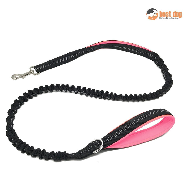 best dog Premium dog leash for large dogs (pink-grey) pink-grey - PawsPlanet Australia