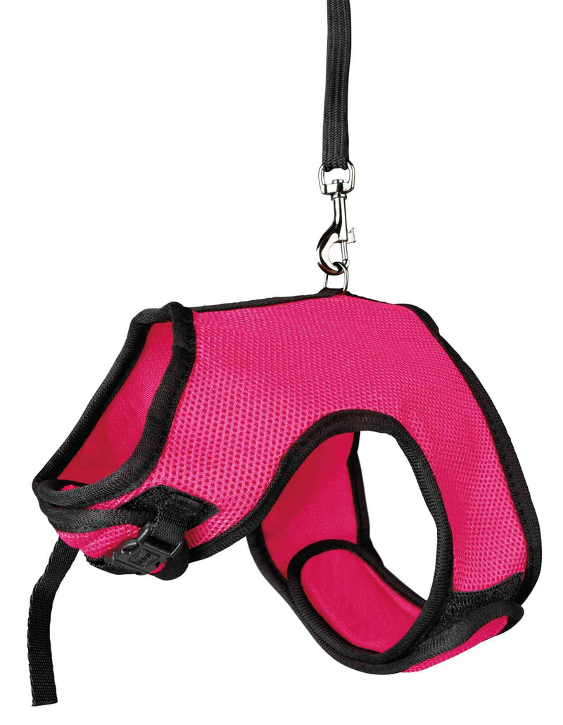 Trixie Soft Harness With Leash For Small Animals, 1.20 Metre Leash - Colour Assorted - PawsPlanet Australia