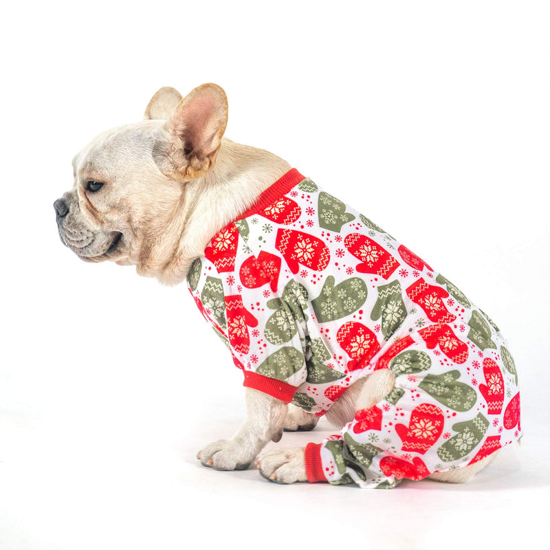 CuteBone Christmas Dog Pajamas for Small Dogs Shirts, 2 Pack, 2SY10XS X-Small 1#Christmas(Pack of 2) - PawsPlanet Australia