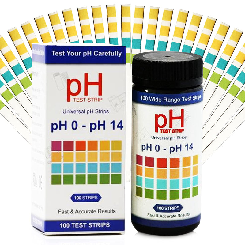 Jor Aquarium pH Test Strips, Fast Accurate Easy to Read, Value Pack of 100 Strips, Use with Every Water Change, 100 pcs - PawsPlanet Australia