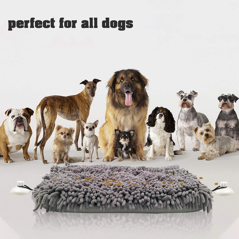 Snuffle Mat for Dogs (21" x 17"), Interactive Dog Food Mat for Boredom, Encourages Natural Foraging Skills for Dogs, Perfect for Small Medium and Large Dogs. - PawsPlanet Australia