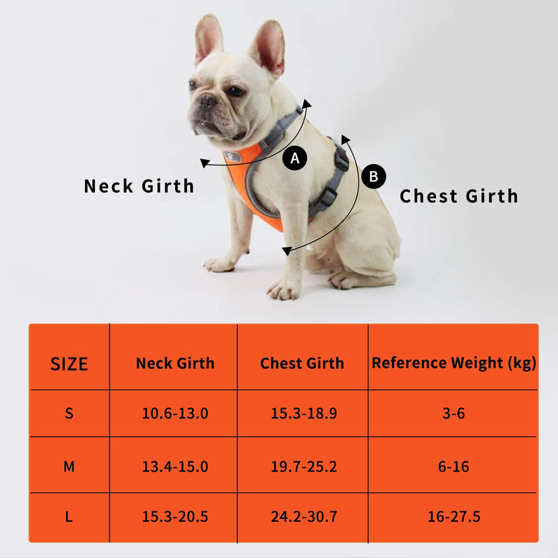 Dog Harness No Pull No Choke Adjustable Reflective Design with 4 Straps and 2 Buckles All Weather Breathable Mesh Dog Harness for Small Dogs (Small, Dark Blue) - PawsPlanet Australia