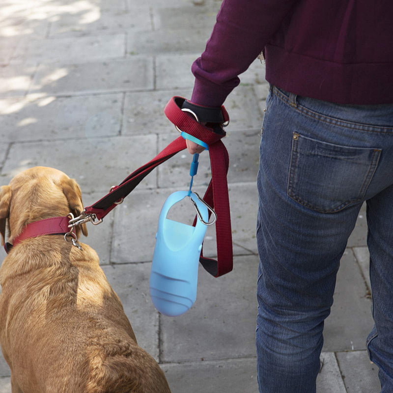 Vannon 2021 Upgrade Version Dog Water Bottle for Walking, 19oz Portable Dog Travel Water Bottle Dispenser with Foldable Drinking Cup Bowl Leak-Proof & BPA Free Pet Water Bottle blue - PawsPlanet Australia