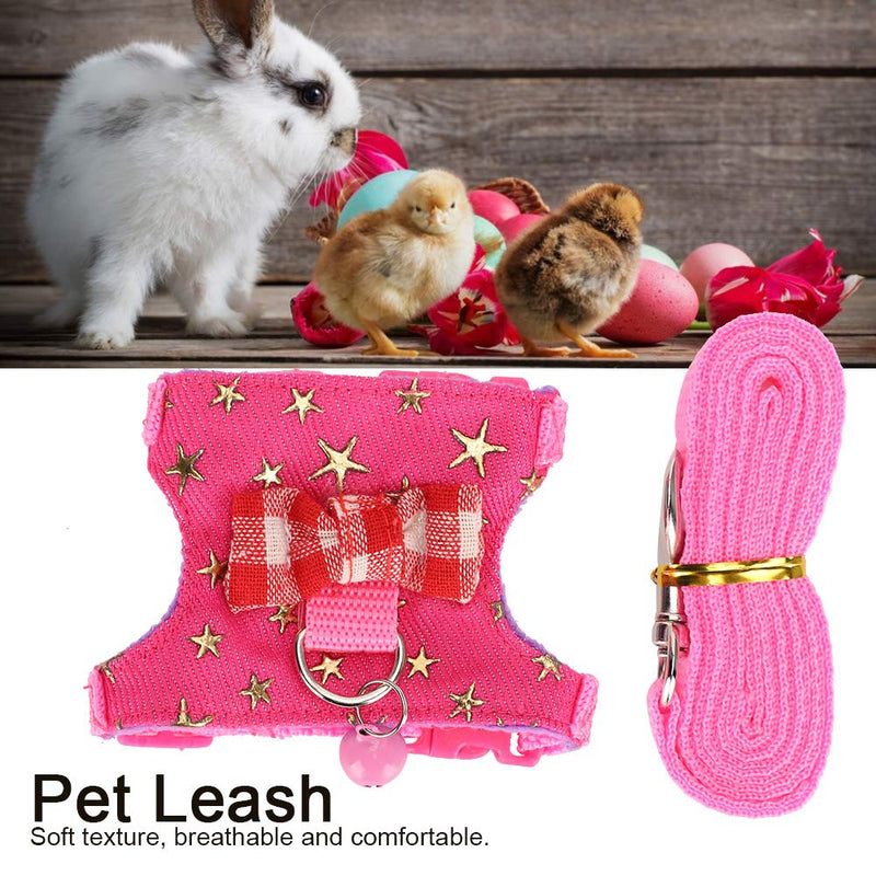 Small Animal Harness Pet Squirrel Vest Harness Small Animals Harness and Leash Set Hamster Harness Leash for Ferrets, Guinea Pigs, Small Animals (M) M - PawsPlanet Australia