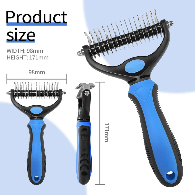 Cat brush, dog brush long hair, animal hair brush, pet hair remover cleaning button - PawsPlanet Australia
