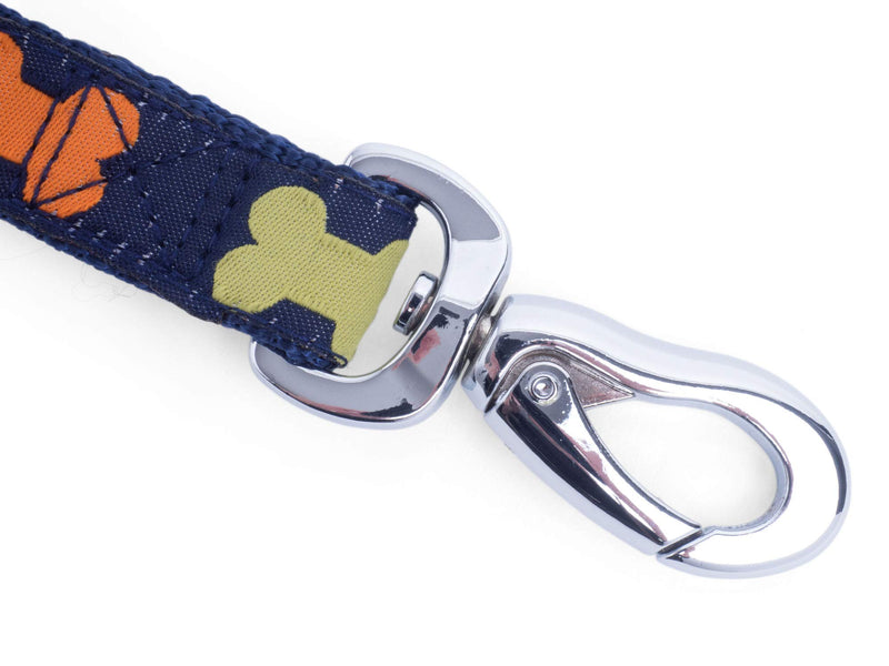 Petface Multi Bones Print Dog Lead, Small blue - PawsPlanet Australia