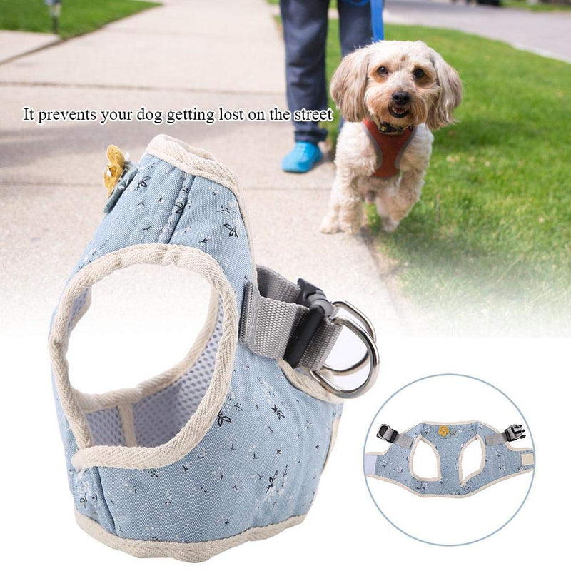YOUTHINK Cat Harness and Leash for Walking, Escape Proof Cat Harness with Metal Buckle Breathable Cat Vest Pet Safety Jacket(M-BLUE) M-BLUE - PawsPlanet Australia