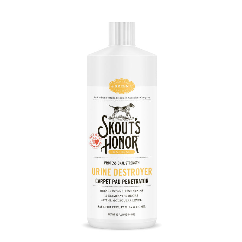 [Australia] - SKOUT'S HONOR: Urine Destroyer Carpet Pad Penetrator - Break Down Urine Stains & Eliminate Odors - Safe for Rugs, Carpet, Upholstery, and Other Porous Surfaces - All Natural Professional Strength 