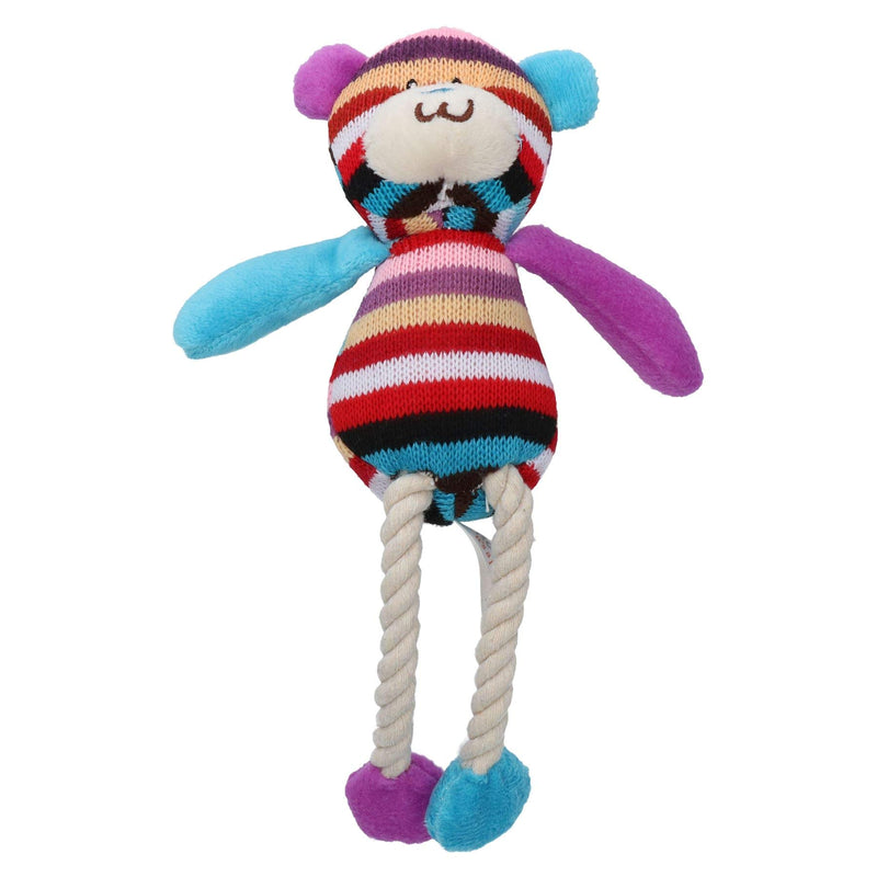 Rosewood Mr Twister Tilly Teddy Dog Toy, Small, multi-colour - PawsPlanet Australia