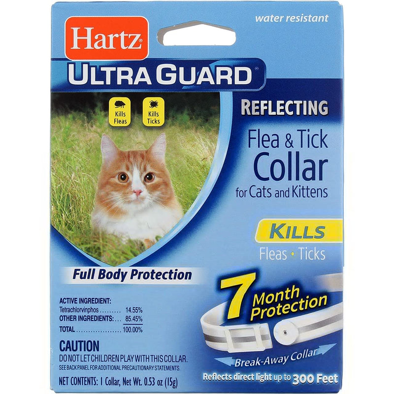 Hartz Ultra Guard Reflecting Flea & Tick Cat Collar 1 Each (Pack of 18) - PawsPlanet Australia