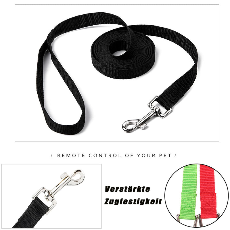 Tow line 5 m, tow line for large dogs, dog leash 5 m adjustable, dog tow lines with storage bag & handle, non-slip and robust training lead for small to large dogs - PawsPlanet Australia