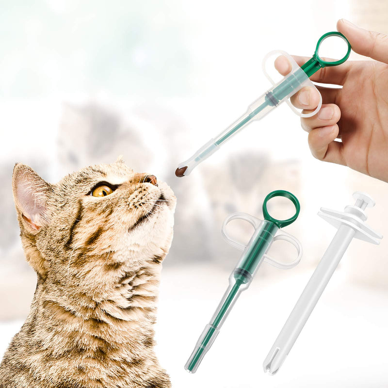 4 Pieces Pet Syringe Pet Pill and Liquid Feeding Dispenser Safety Cat Dog Pill Popper Soft Tip Pet Tablet Pill Feeder for Cat Dog Puppy Kitten - PawsPlanet Australia