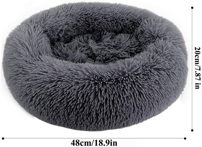 [Australia] - Legendog Cat Bed, Cat Bed for Indoor Cats Cat Bed Round Kitten Cushion Bed, Faux Fur Cat Beds for Small Cat and Small Dog, Plush Soft Cat Sleeping Bed fresh 