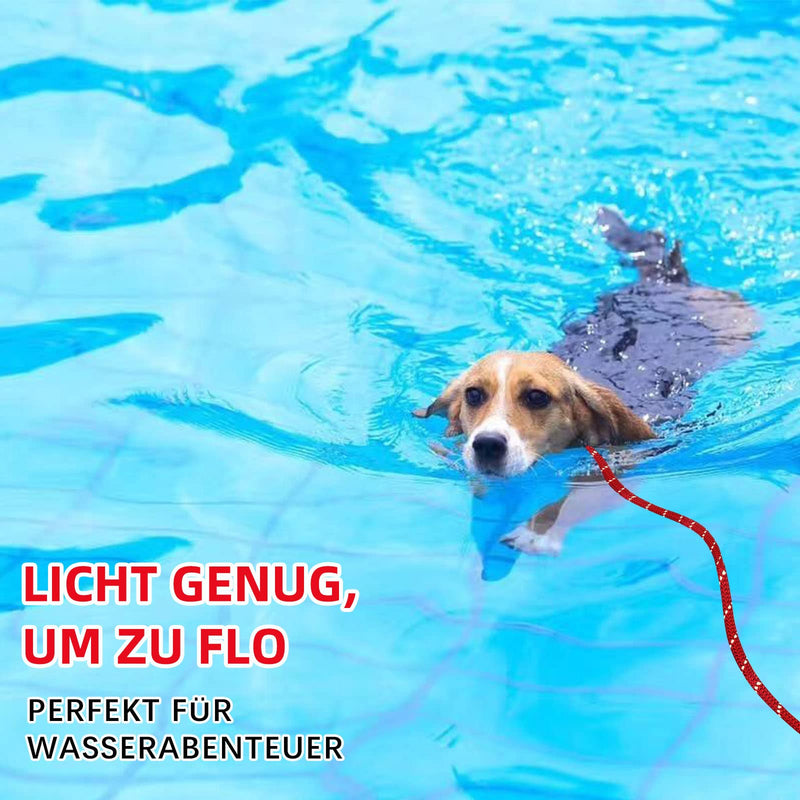 Tow leash training leash for dogs, 3/6/9/12/15M dog training leash, training leash for dog, reflective tow leash with padded handle. 6m red - PawsPlanet Australia