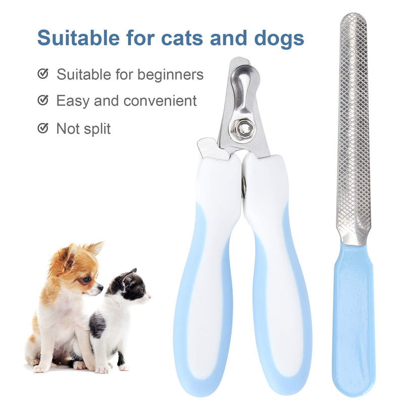 GLOGLOW Pets Nail Clippers, Stainless Steel Dog Nails Cutting Trimming Grooming Tool Cat Dog Nail Clippers Pet Safety Guard Best Pet Nail Trimmers for Animals Small S - PawsPlanet Australia