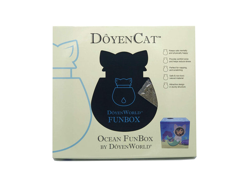 [Australia] - DoyenCat FunBox with Scratching Board Ocean 