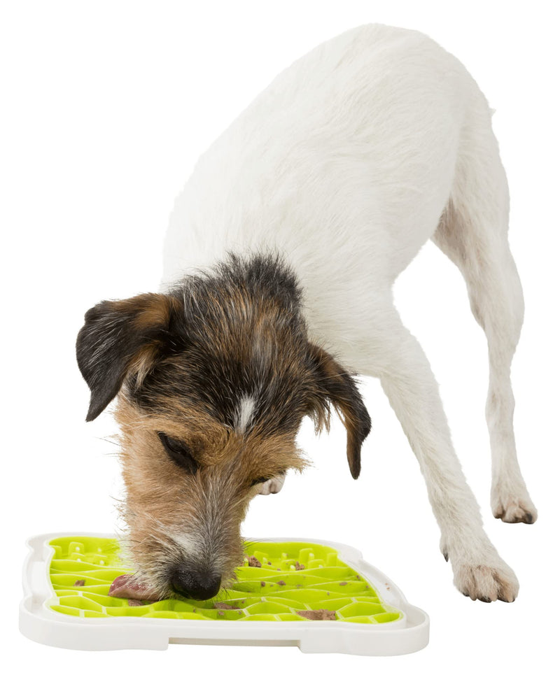 Trixie Lick'n Snack Licking Plate, Slow Feeder, Dogs and Cats Lick Mat Green - PawsPlanet Australia