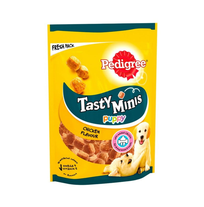 Pedigree Tasty Minis Puppy Chicken Flavour Treats 125g Bundle (2 Pack) - PawsPlanet Australia