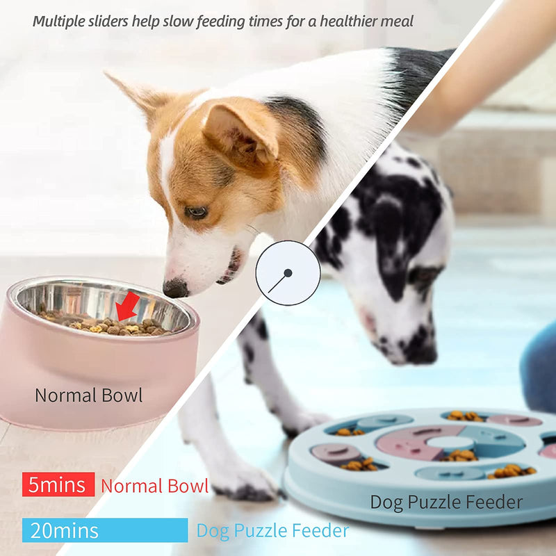 [ New Edition ] Dog Puzzle Toys- Penerl Slow Feeder Dog Bowls, Interactive Dog Toy for IQ Training; Slow Feeding, Aid Pets Digestion, Dog Puzzle Toys for Smart Dogs - PawsPlanet Australia