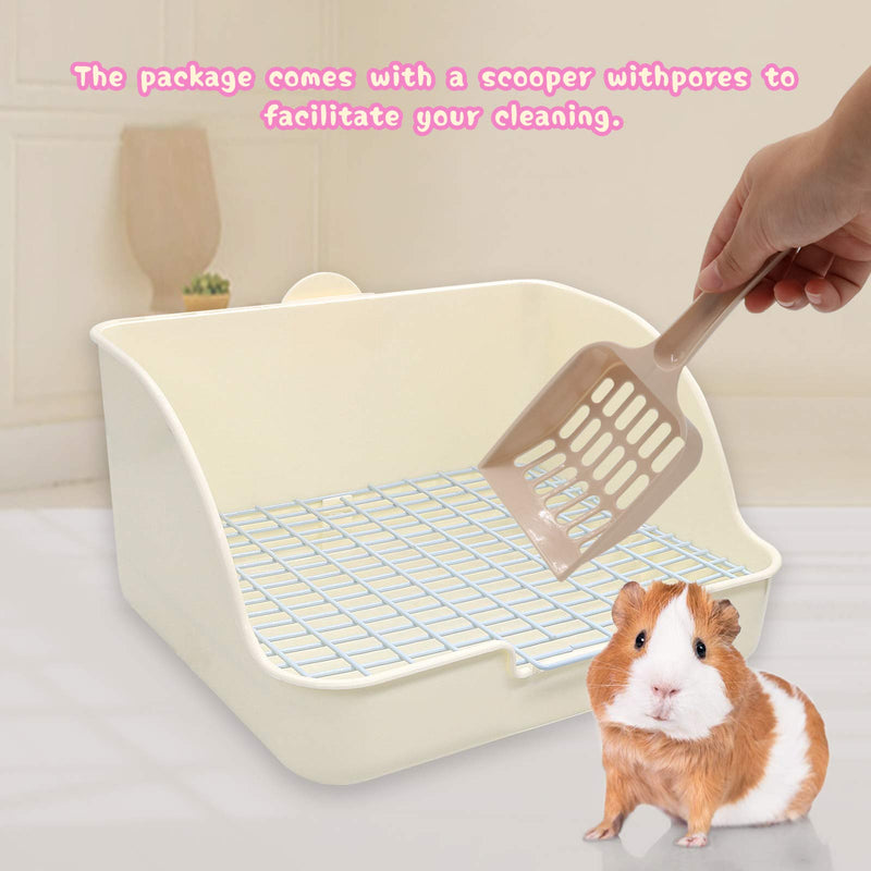 [Australia] - BWOGUE Rabbit Litter Box Toilet,Potty Trainer Corner Litter Bedding Box Pet Pan for Adult Guinea Pigs, Rabbits, Hamster, Chinchilla, Ferret, Galesaur, Small Animals Cage Toilet 