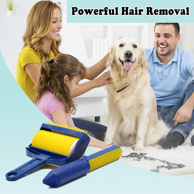Stick it Roller Set, Waldspring Reusable Lint Rollers for Pet Hair, Washable Pet Hair Remover, Lint Roller for Pet Hair, Suitable for Home and Travel, for Clothes, Carpets, Car Seats - PawsPlanet Australia