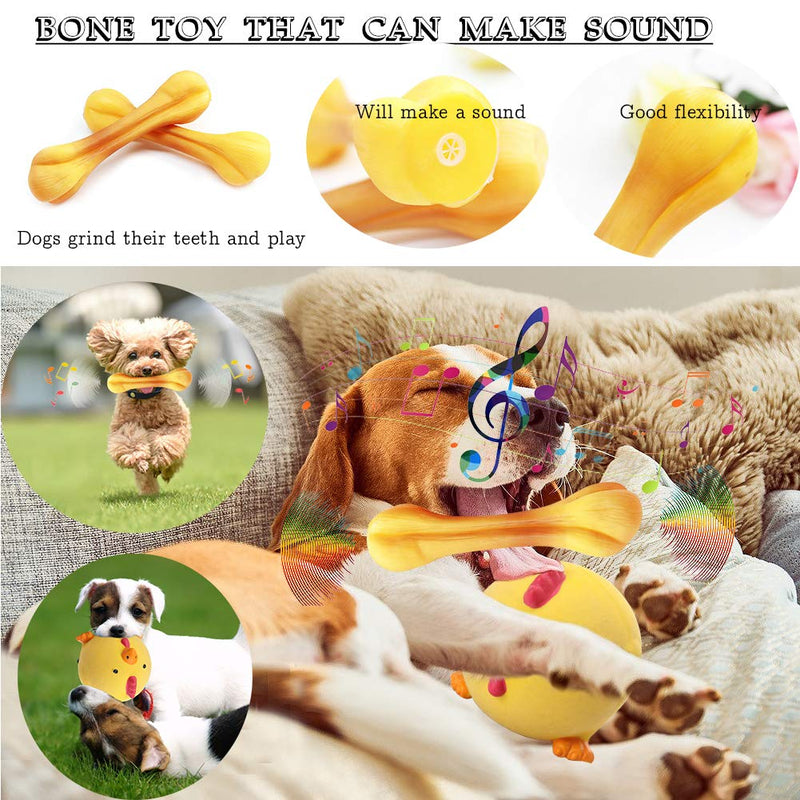 6 PCS Puppy Dog Chew Toys, Strong Dog Toys for Tough Chewers, Dog Chew Rope Toys from 8 Weeks Dog Gift Sets, Dogs Treats Toys for Small and Medium Dog (Flying Ring Toys-7PCS) Flying Ring Toys-7PCS - PawsPlanet Australia