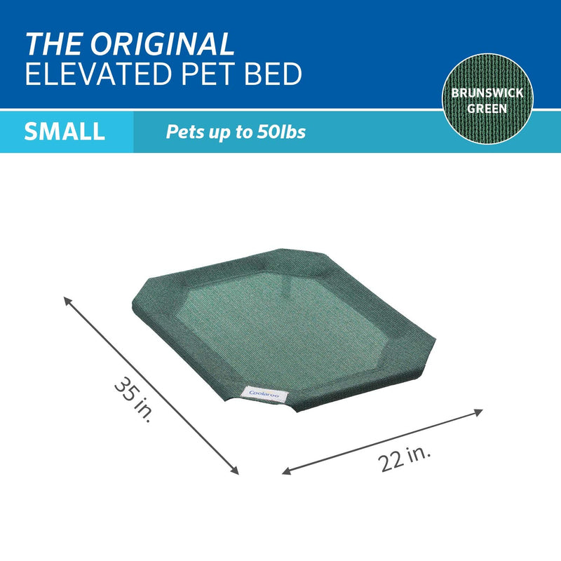 Coolaroo Pet Bed Replacement Cover Small Brunswick Green - PawsPlanet Australia