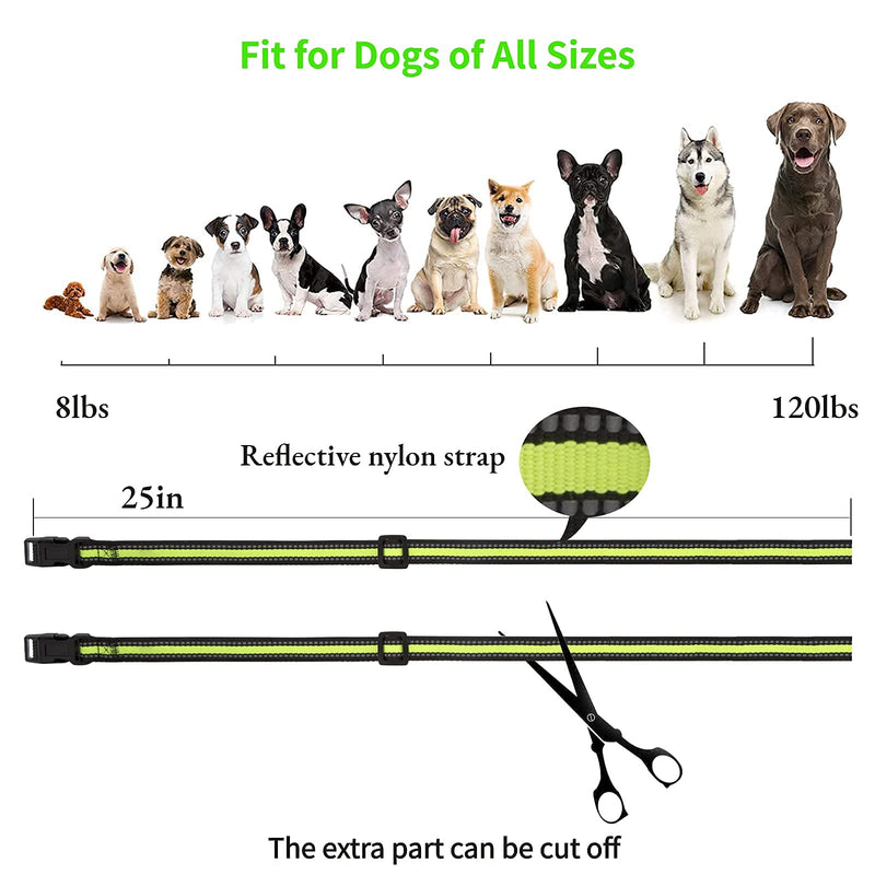 PetsHub Rechargeable Dog Bark Collar Smart Auto Anti Barking Training Collar Waterproof Shock Collar for Small Medium Large Dogs - PawsPlanet Australia