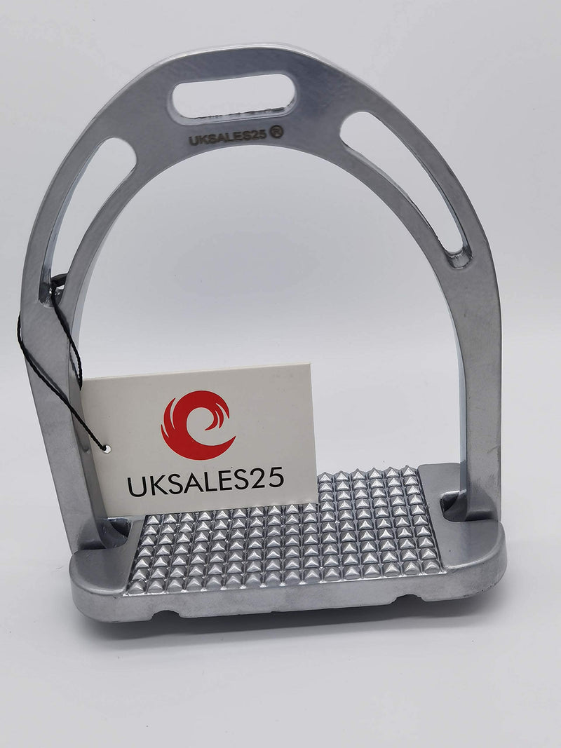 Aluminium Stirrups Ultra Light Weight & Rust free 4.75" / 12cm (UKSALES25®) (4.75 inches / 12 cm, BLACK) 4.75 inches / 12 cm - PawsPlanet Australia