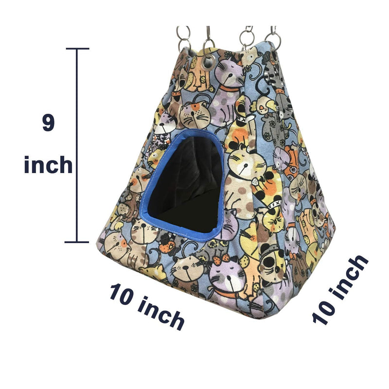 FULUE Small Animal Ferret Rat Guinea Pig Degu Gerbil Mice Hamster Chincilla Hammock Sleeper Cage Accessories Big face cat Tent - PawsPlanet Australia